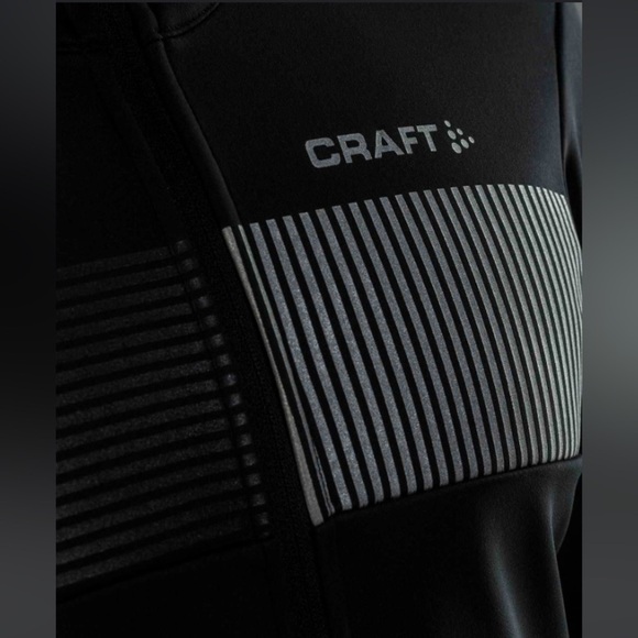 Craft Verve Glow Wayerproof Biking Jacket Black Sz S Bike Cycling Gear Tactic - Picture 7 of 16